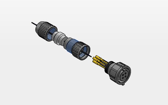 iMATE 28 6P FEMALE FIELD WIREABLE PLUG 16 AWG iMATE 28 6P FEMALE FIELD WIREABLE PLUG 16 AWG