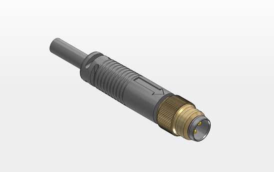 M8 CONNECTOR - 3P MALE SiNGLE ENDED CABLE, SS
